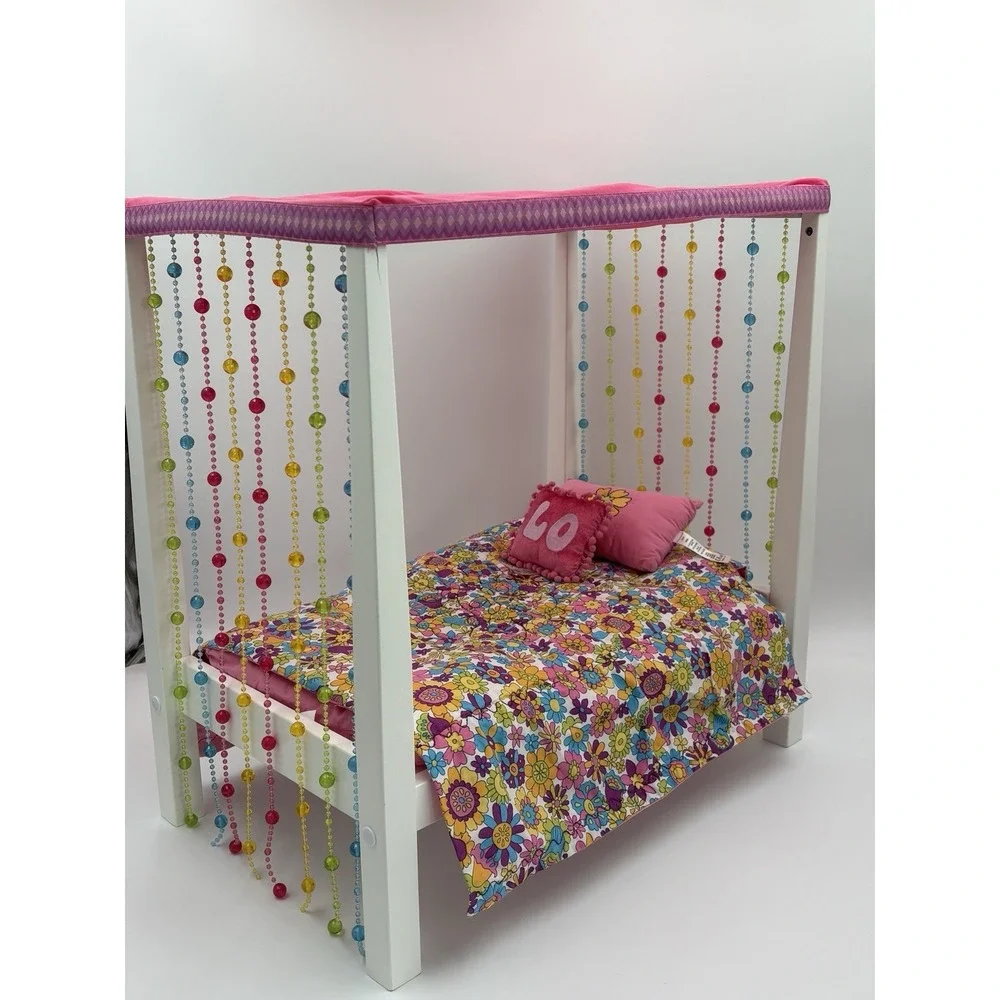 American Girl Julie's Groovy Bed & Bedding 18